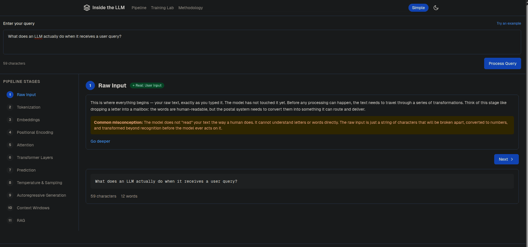 11-Stage Inference Pipeline